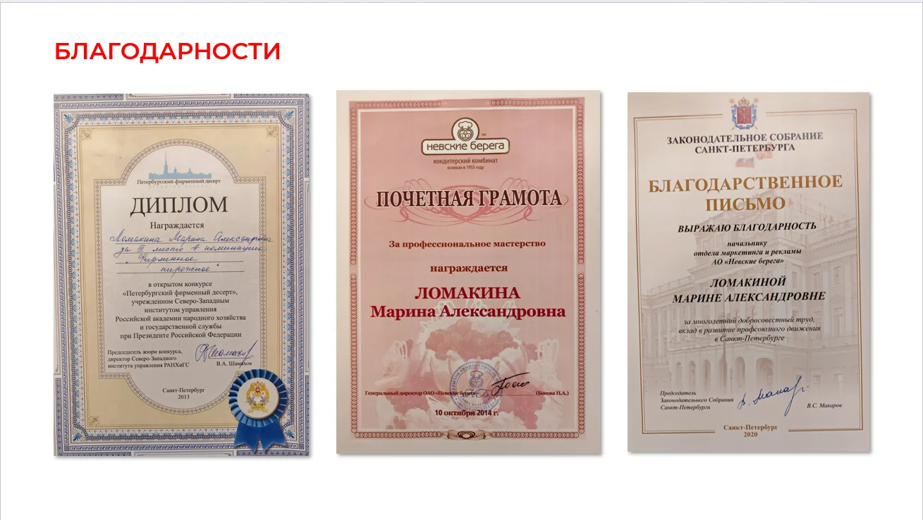 Благодарности и рекомендации